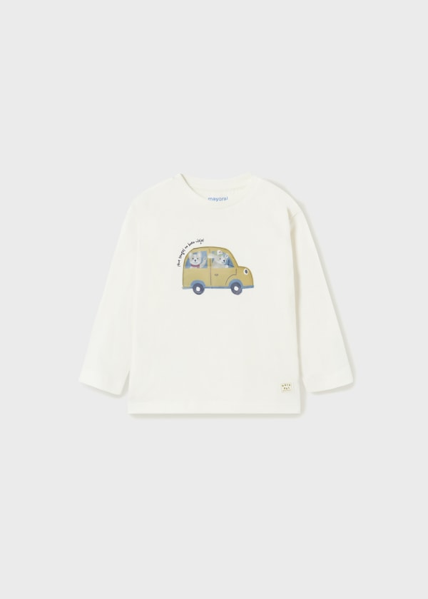 Playera interactiva oversize Better Cotton bebé  Ref. 13-02023-020