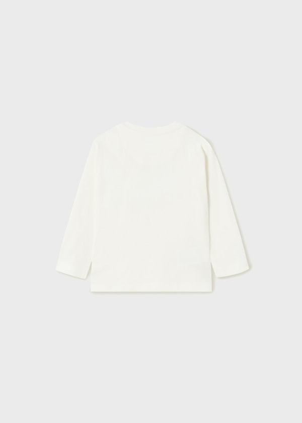 Playera interactiva oversize Better Cotton bebé  Ref. 13-02023-020