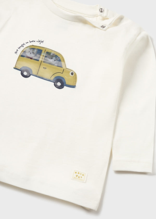 Playera interactiva oversize Better Cotton bebé  Ref. 13-02023-020