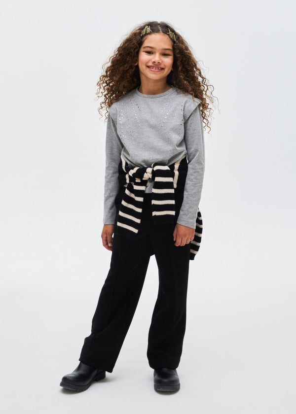 Playera tachuelas Better Cotton chica  Ref. 13-07055-015 Acero Vig