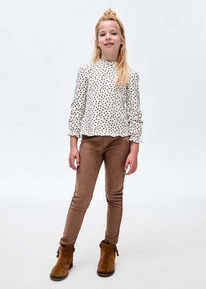 Playera topos bambula chica  Ref. 13-07050-075 Crudo