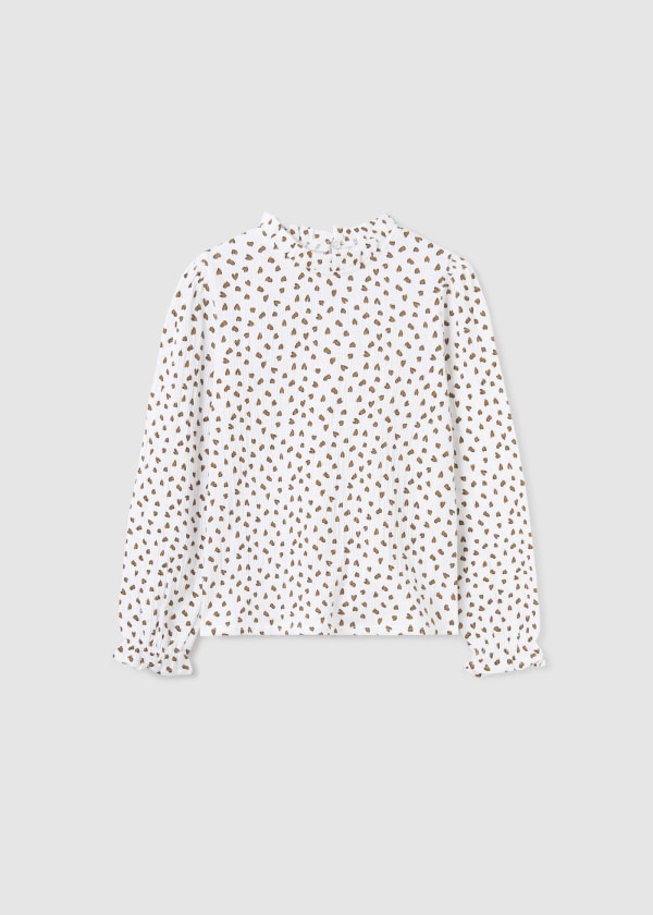 Playera topos bambula chica  Ref. 13-07050-075 Crudo