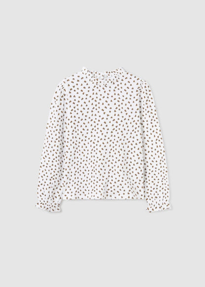 Playera topos bambula chica  Ref. 13-07050-075 Crudo