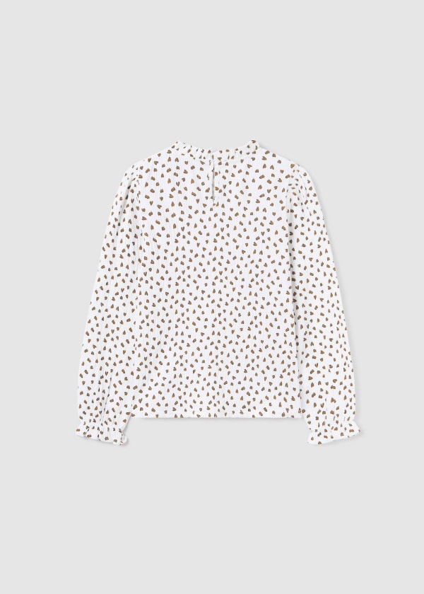 Playera topos bambula chica  Ref. 13-07050-075 Crudo