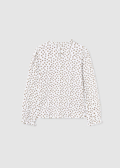 Playera topos bambula chica  Ref. 13-07050-075 Crudo