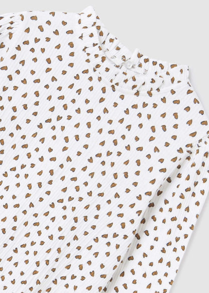 Playera topos bambula chica  Ref. 13-07050-075 Crudo