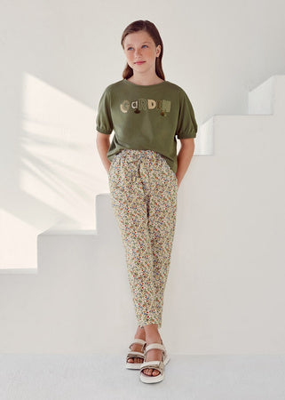 Pantalon Largo Fluido para chica MAYORAL Ref. 6573/42 Alga
