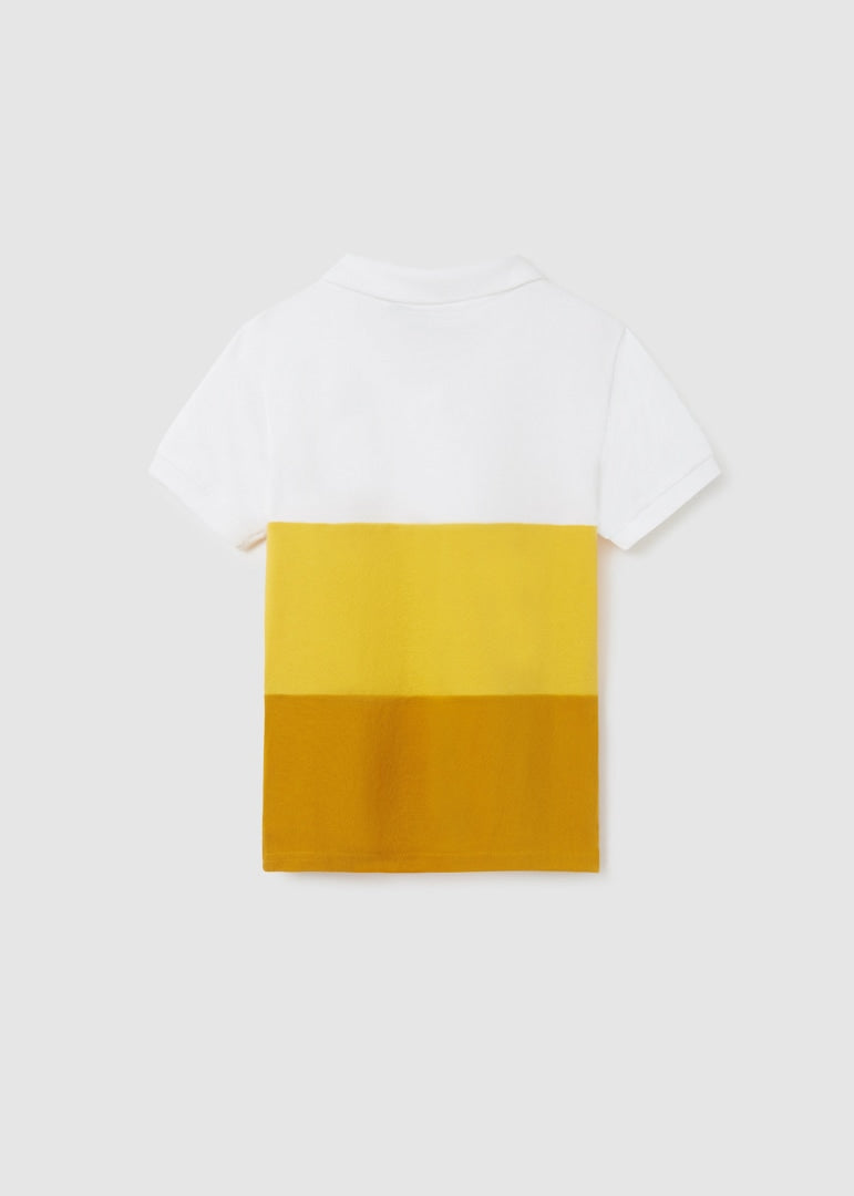 Camiseta Polo con estampado de algodón para chico NUKUTAVAKE Ref. 23/6105/45 Curry