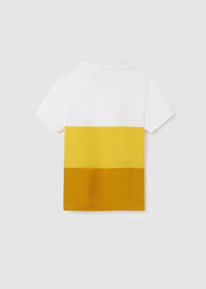Camiseta Polo con estampado de algodón para chico NUKUTAVAKE Ref. 23/6105/45 Curry