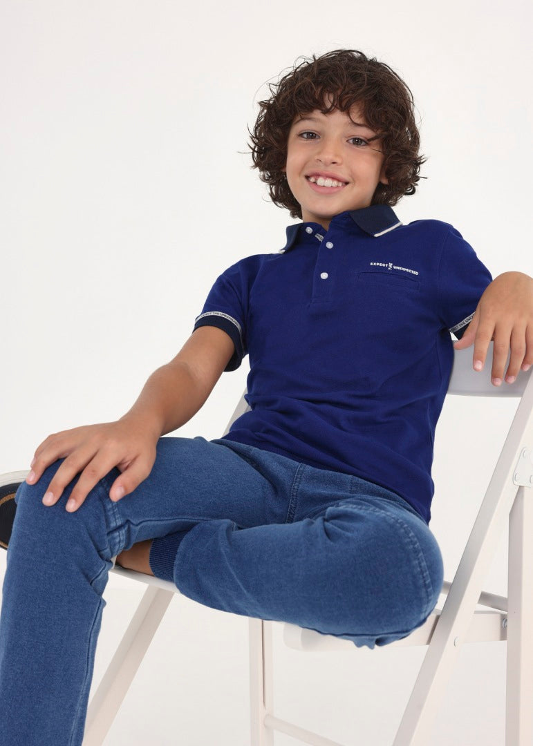 Camiseta Polo de algodón para chico NUKUTAVAKE Ref. 23/6102/29 Persia