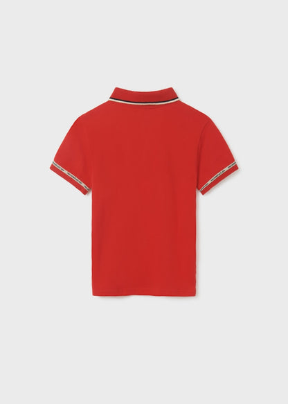 Camiseta Polo de algodón para chico NUKUTAVAKE Ref. 23/6102/30 Rojo