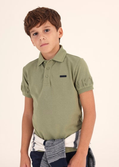 Camiseta Polo de algodón sostenible para chico NUKUTAVAKE Ref. 6107/54 Hoja