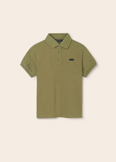Camiseta Polo de algodón sostenible para chico NUKUTAVAKE Ref. 6107/54 Hoja
