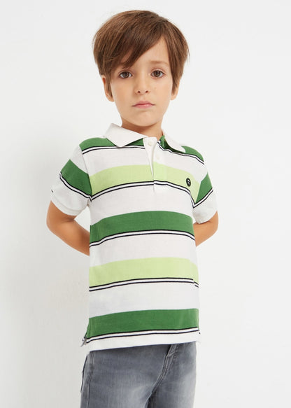 Polo de manga corta con estampado en algodón para niño Art. 23-03153-034 Croma