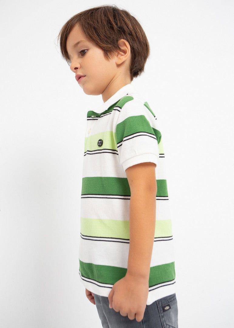 Polo de manga corta con estampado en algodón para niño Art. 23-03153-034 Croma