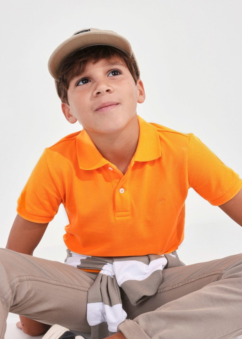 Polo de manga corta en algodón sostenible para chico Art. 23-00890-081 Mango