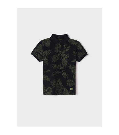 Camiseta Polo Estampado NUKUTAVAKE SKU 6106 Color Negro