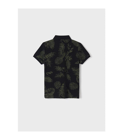 Camiseta Polo Estampado NUKUTAVAKE SKU 6106 Color Negro