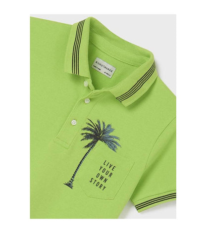 Camiseta Polo para chico NUKUTAVAKE Ref. 6103/56 Acid Apple