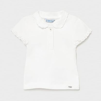 Polo Bebé Niña MAYORAL SKU 1176 Color Blanco
