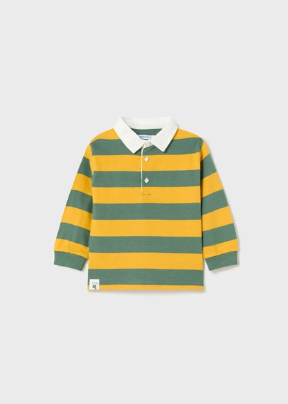 Polo rayas Better Cotton bebé  Ref. 13-02171-038 Miel-Menta