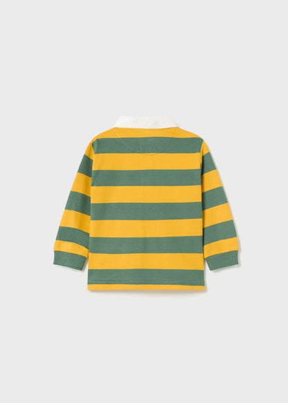Polo rayas Better Cotton bebé  Ref. 13-02171-038 Miel-Menta