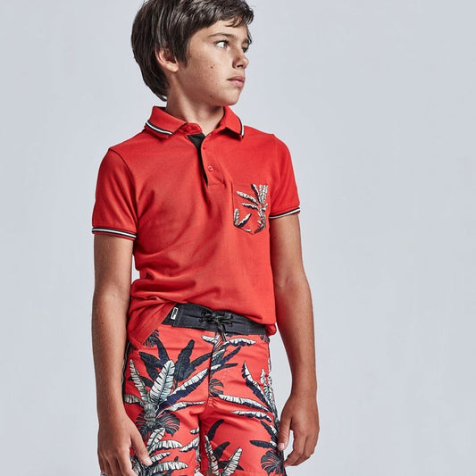 Camiseta Polo para chico NUKUTAVAKE Ref. 6108/87 Hibisco