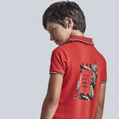 Camiseta Polo para chico NUKUTAVAKE Ref. 6108/87 Hibisco