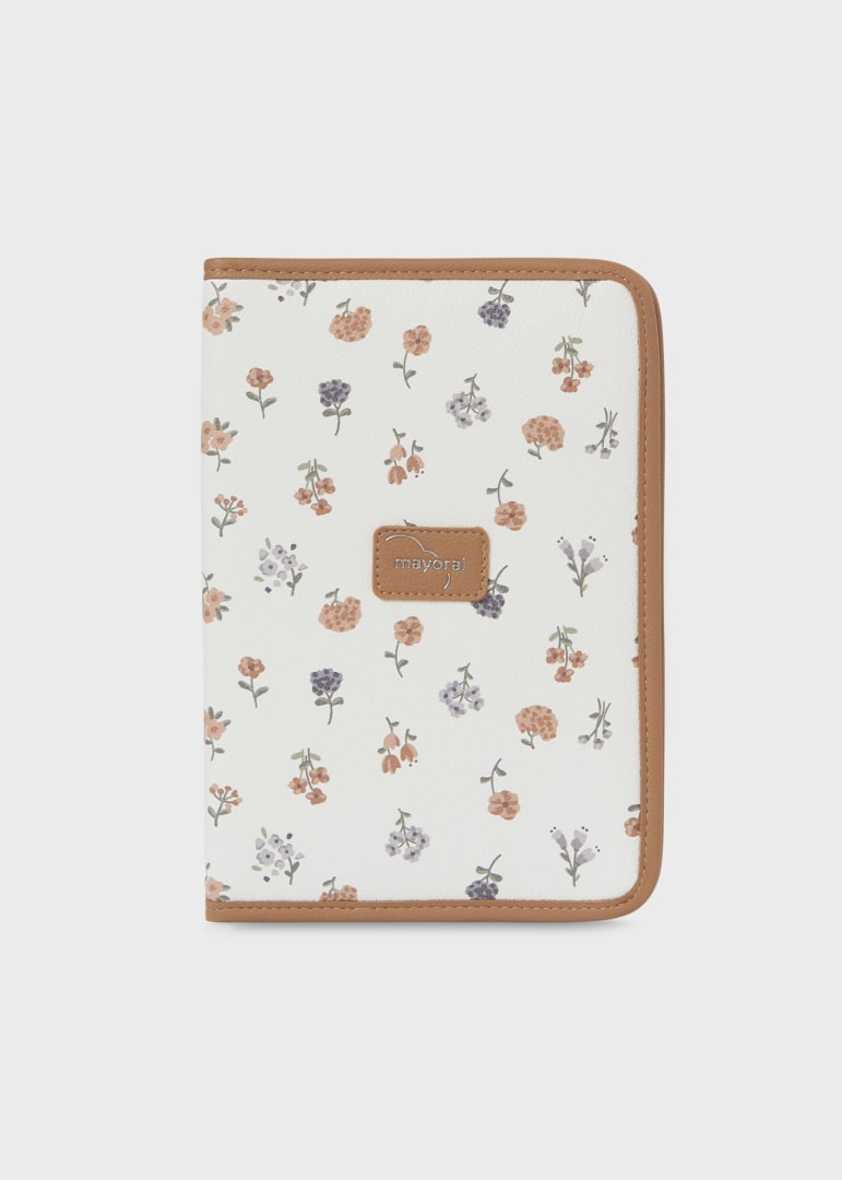 Portadocumentos estampado bebé Art. 30-19219-024 Flor Nata