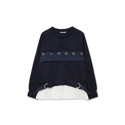 Pullover Faldon Popeli SKU 7424 Color Marino