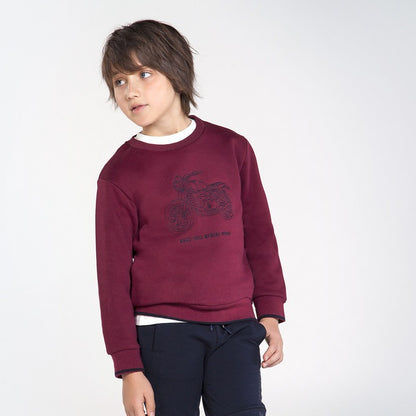 Pullover Bordado Sku 7461 Color Borgoña