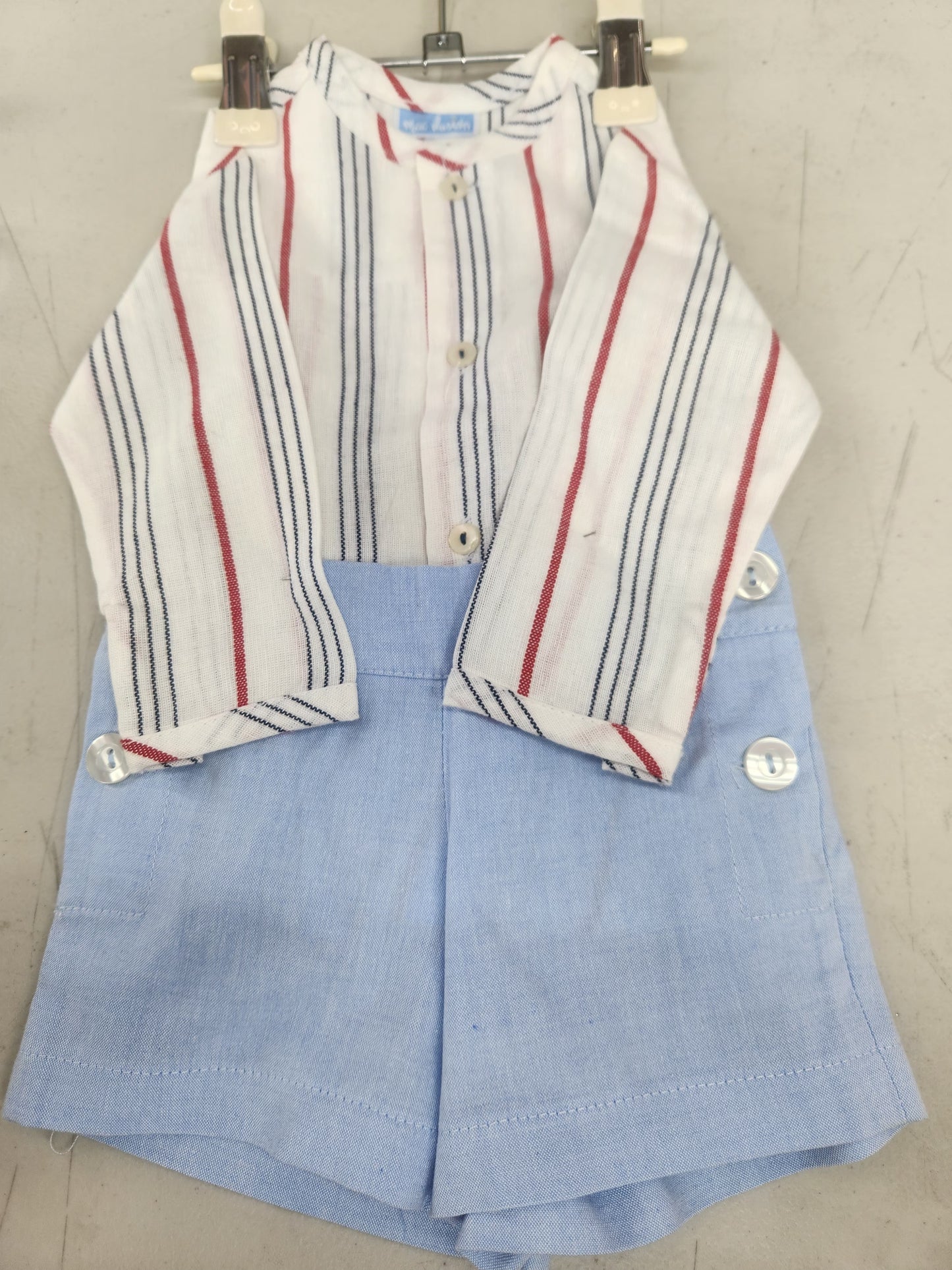 9332X conjunto 2pzas (camisa y pantalón corto) Macilusion