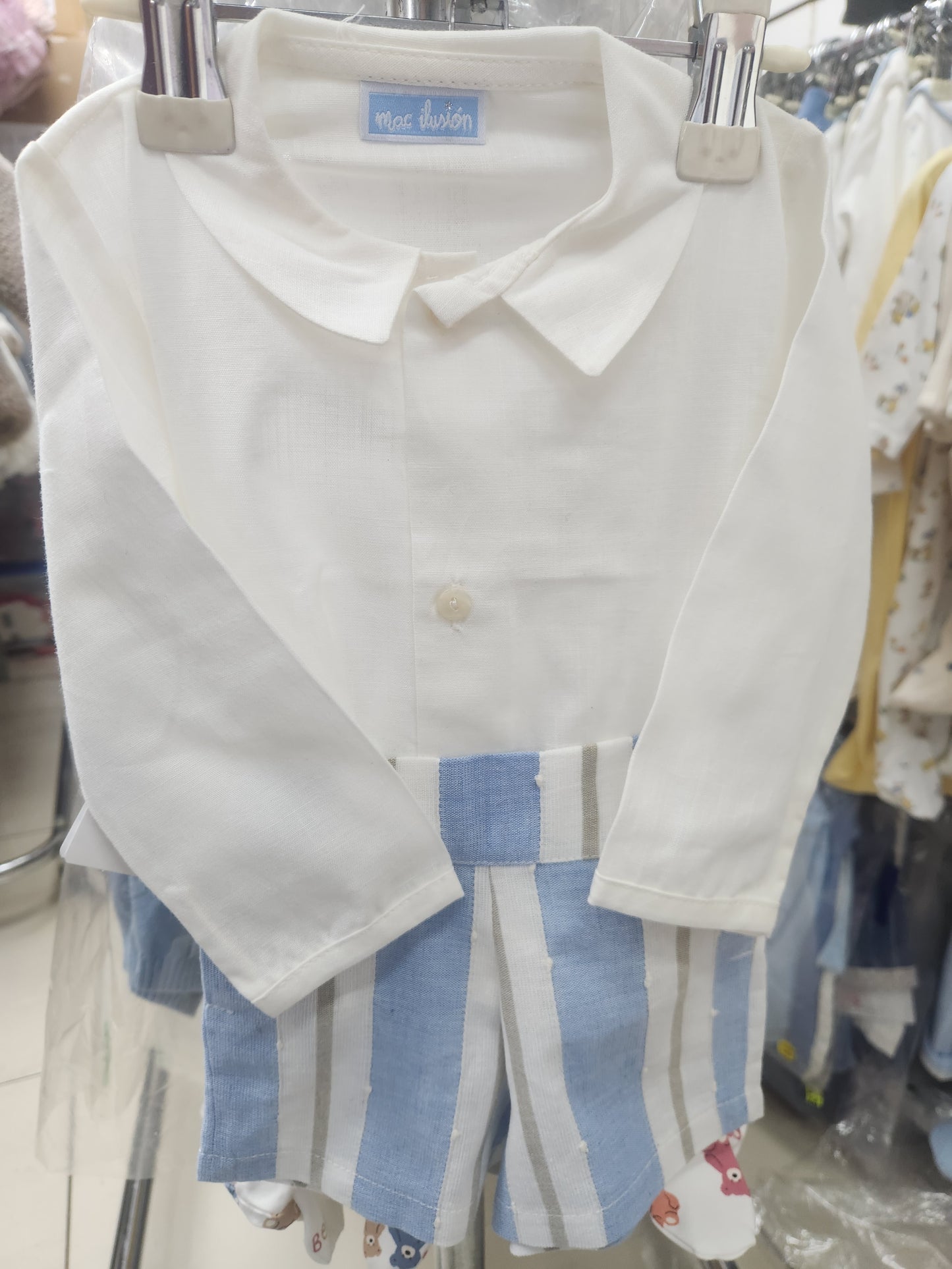 9349 conjunto de camisa y pantalón corto (short) Macilusion