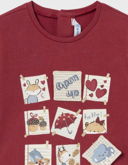Conjunto 3pzas (2playeras y 1 leggins)