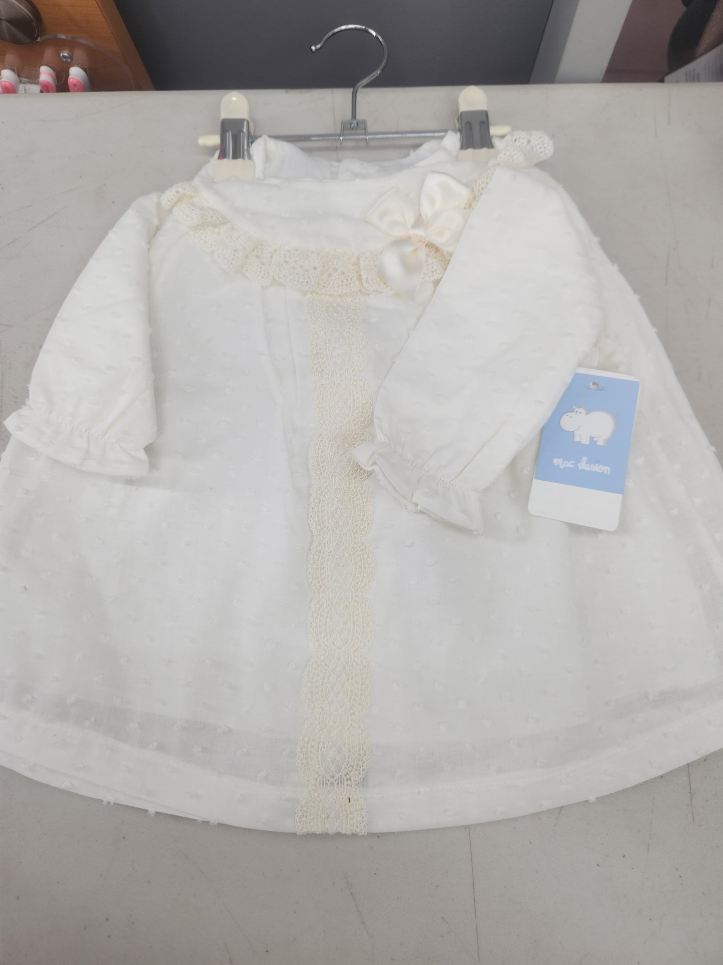 9142 vestido 2pzas (jesusito y braguita) Macilusion