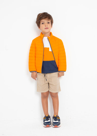 Rompevientos acolchado para niño Sku 3467 Color Mango