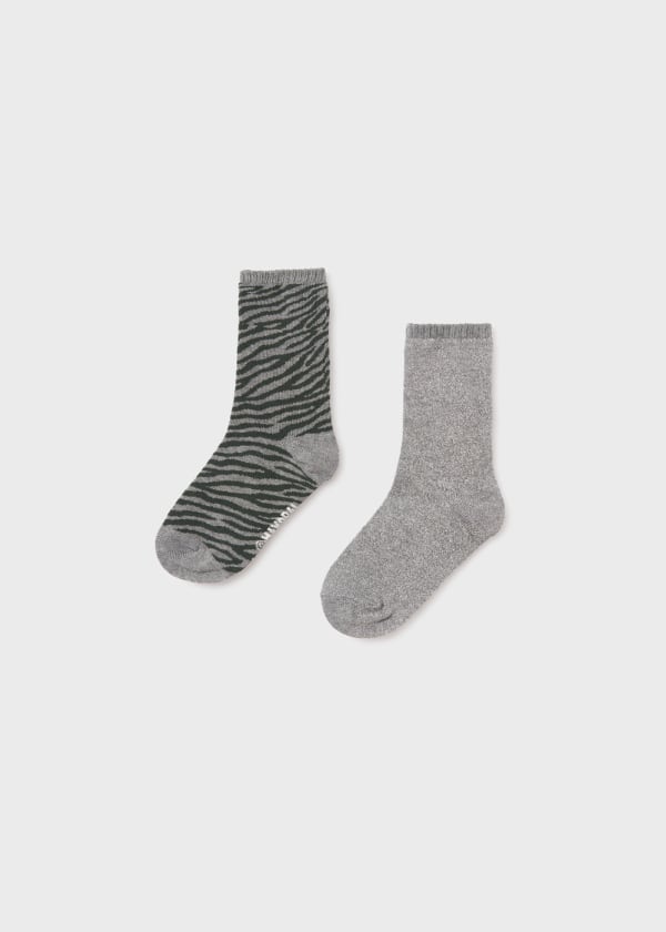 Set 2 calcetines MAYORAL Ref. 13/10631/20 Plata vig