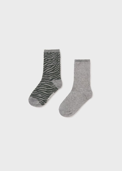 Set 2 calcetines MAYORAL Ref. 13/10631/20 Plata vig