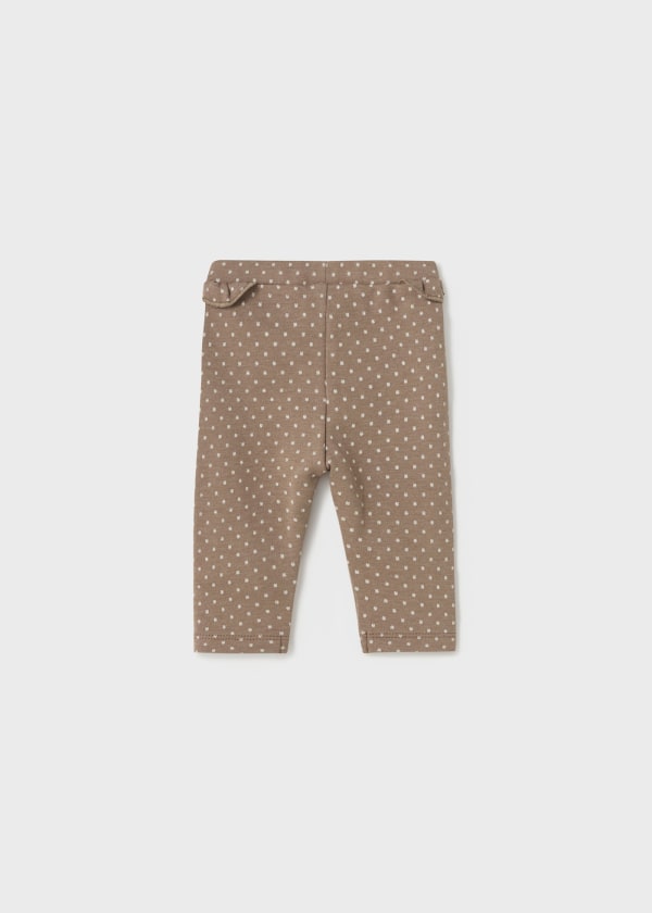 Set 2 leggings Better Cotton recién nacido  Ref. 13-02755-010 Topo Vig