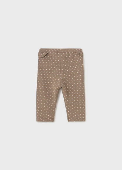 Set 2 leggings Better Cotton recién nacido  Ref. 13-02755-010 Topo Vig