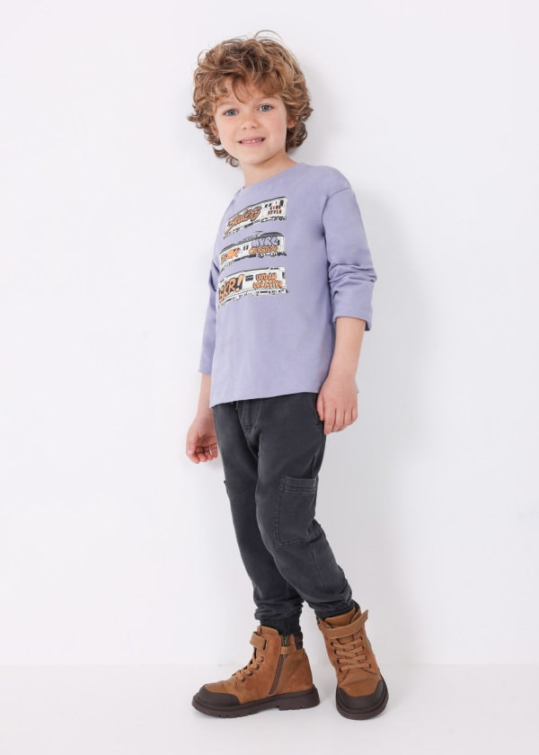 Set 2 playeras Better Cotton niño  Ref. 13-04034-032 Antracita