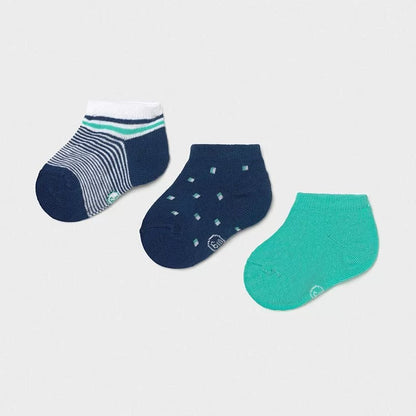 Set 3 Calcetines MAYORAL SKU 10009 Color 49 Aqua