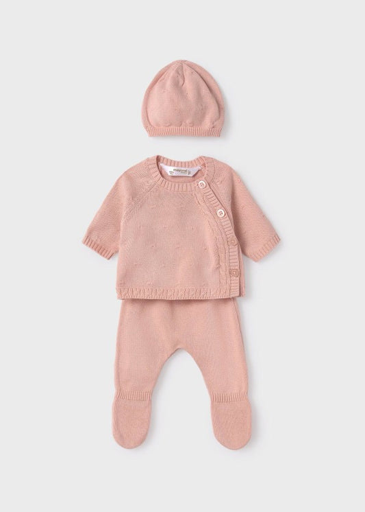 Set de regalo tricot para bebé MAYORAL Ref. 13/19361/64 Misty pink