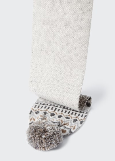 Set bufanda y gorro jacquard niña Ref. 13-10596-043 Garbanzo