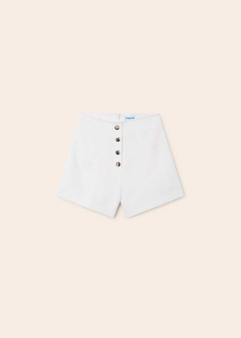 Short de crepé para chica MAYORAL Ref. 23/6235/87 Blanco
