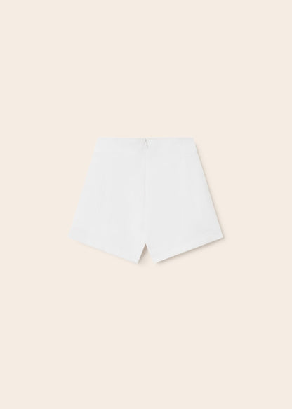 Short de crepé para chica MAYORAL Ref. 23/6235/87 Blanco