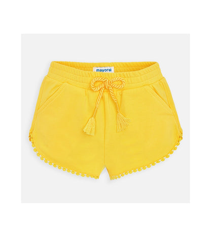 Short Felpa Basico  Sku 607 Color 44 Limon