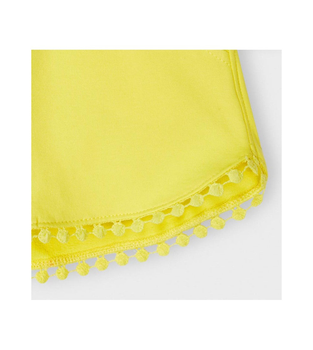 Short Felpa Basico  Sku 607 Color 44 Limon