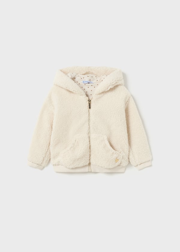 Sudadera capucha rizo bebé Ref. 13-02428-056 Garbanzo