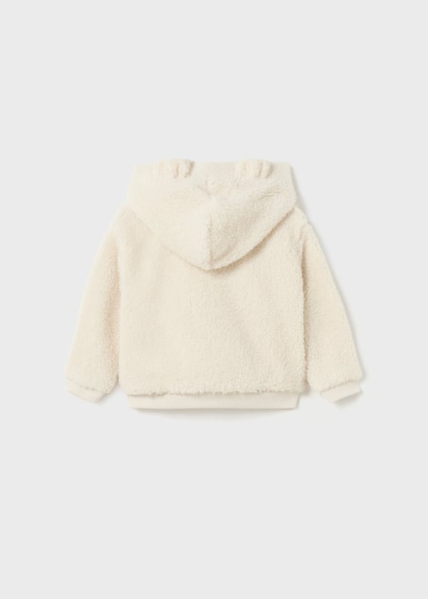 Sudadera capucha rizo bebé Ref. 13-02428-056 Garbanzo